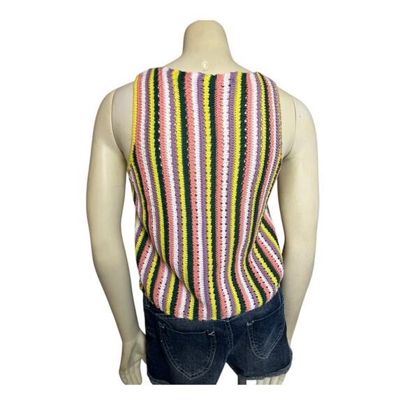 Festival Top Shirt Blouse Concert Summer Skimpy Beach Crop y2k Tank Boho S - Picture 5 of 7